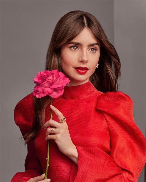 lily collins lancome